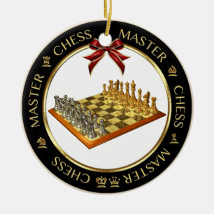 Ornamento Personalizado do Chess Master