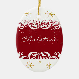 Ornamento personalizado do feriado