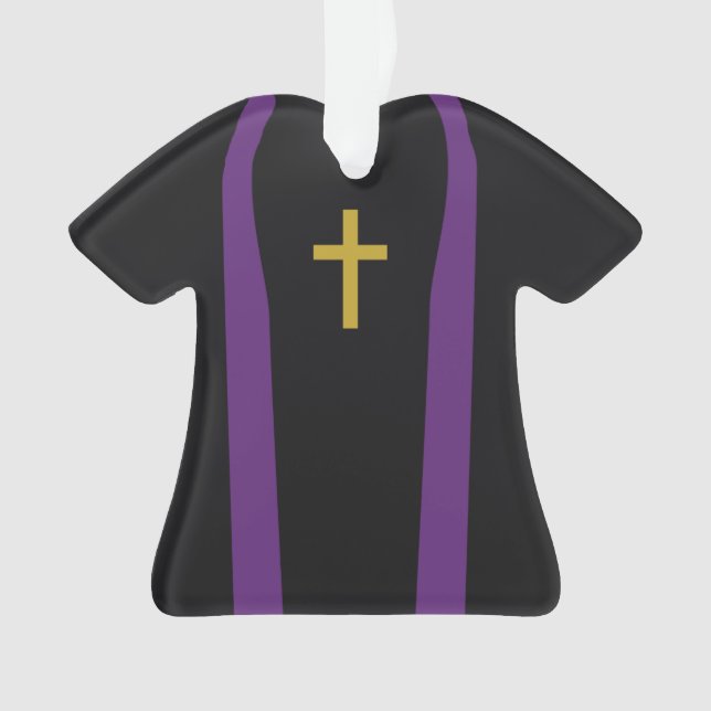 Ornamento personalizado do feriado do Natal do (Frente)