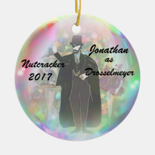 Ornamento personalizado do Nutcracker -