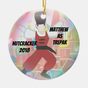 Ornamento personalizado do Nutcracker - menino de