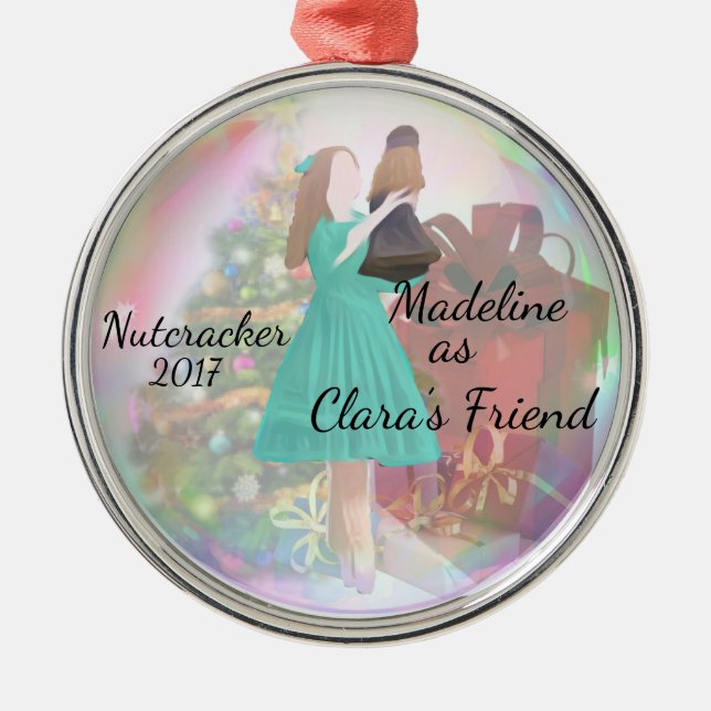Ornamento personalizado do Nutcracker - o amigo de (Frente)