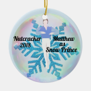 Ornamento personalizado do Nutcracker - príncipe