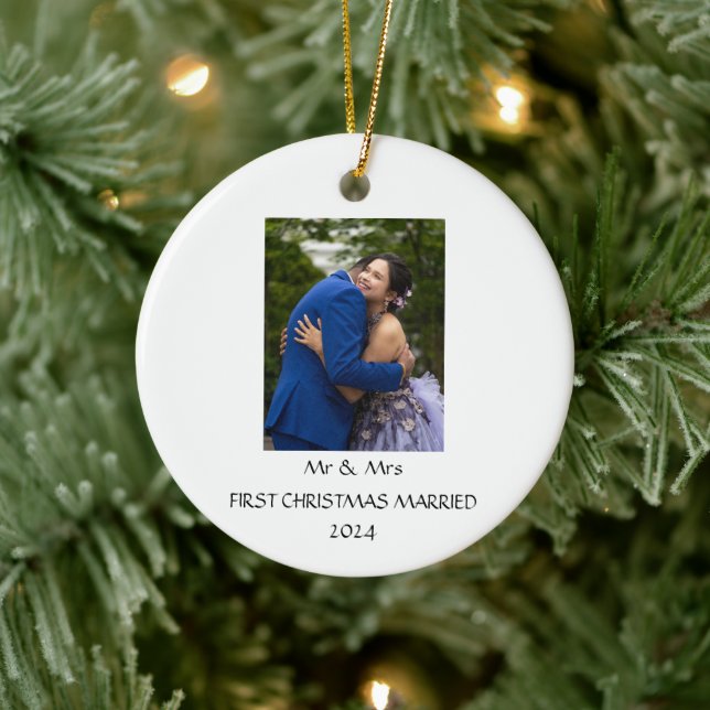 Ornamento personalizado do primeiro natal (Árvore)