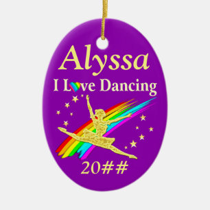 ORNAMENTO PERSONALIZADO DO querido DANCER