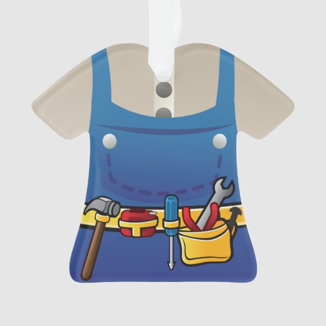 Ornamento personalizado do reparador do (Frente)