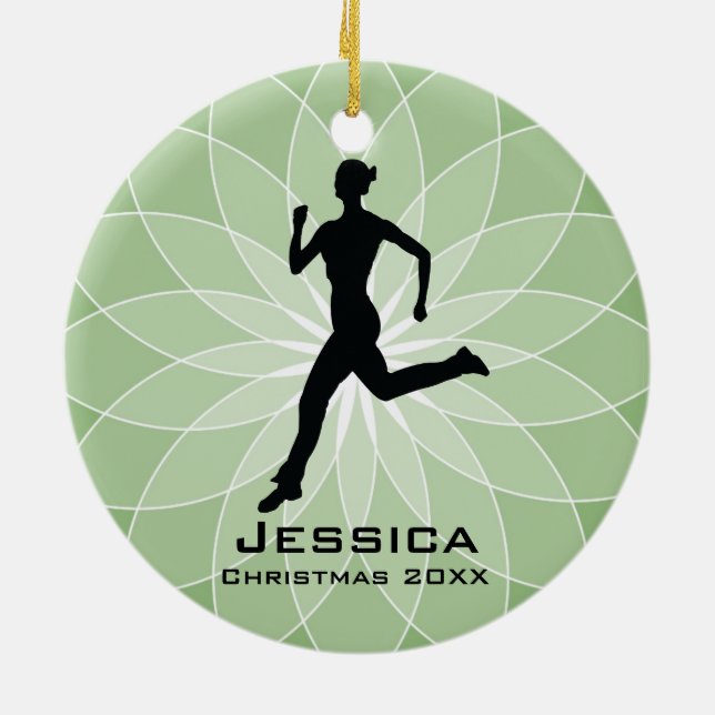 Ornamento Personalizado do Runner (Traseira)