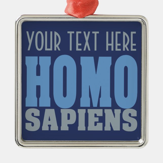 Ornamento personalizado HOMO SAPIENS (Frente)