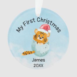 Ornamento Personalizado Meu Primeiro Menino De Natal De 2021