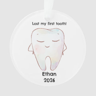 Ornamento Personalizado Perdeu Meu Primeiro Natal Do Dente