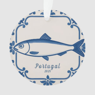 Ornamento personalizado - sardinha de Portugal