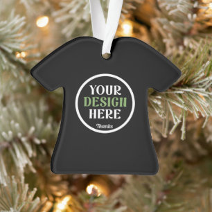 Ornamento personalizado, único, elegante e minimalista