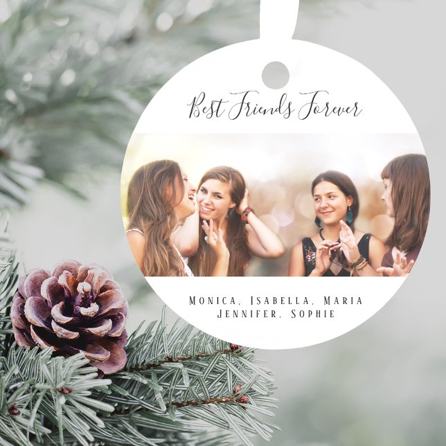 Ornamento Personalizar os melhores amigos da fotografia para (Criador carregado)