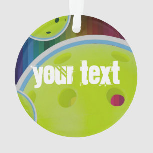 Ornamento Personalizar Personalizar Diversão de Bola de Pic