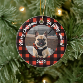 Ornamento Personalizável de Fotografias de Cachorr
