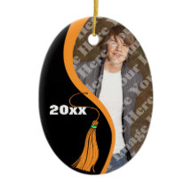 Ornamento Personalizável de Graduação de Onda Lara