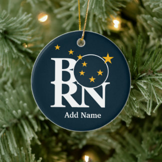 Ornamento Personalizável do Alasca do nascer