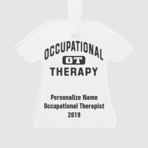 Ornamento Personalize o terapeuta ocupacional conhecido OT