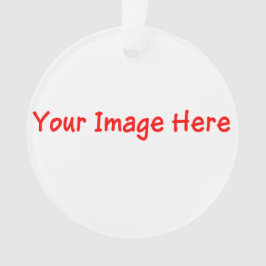 Ornamento Personalize seu texto em sua imagem para Aliyah