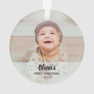 Ornamento Personalized Baby’s First Christmas 