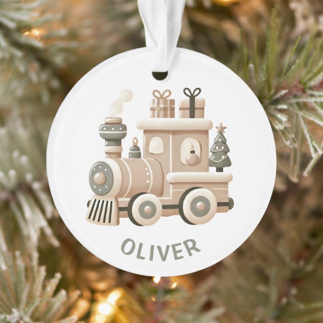 Ornamento Personalized Christmas Train for Kids  (Árvore)