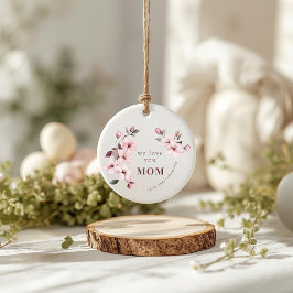 Ornamento Personalized Floral Mothers Day Gift