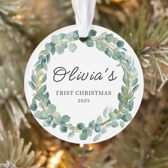 Ornamento Personalized Gift | Custom Name Holiday Keepsake  (Árvore)