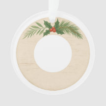 Personalized Pet Photo Ornament | Our First Christ