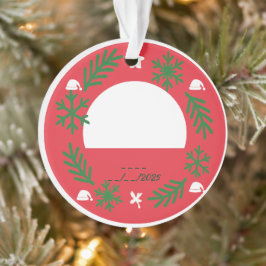 Ornamento : Personalized Santa Paws Pet Ornament | Custom Na