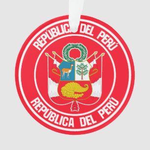Ornamento Peru Round Emblem