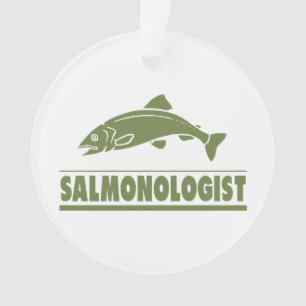 Ornamento Pesca de salmão Humorístico