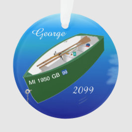 Ornamento Pescador Pesca De Barco De Linha Personalizado