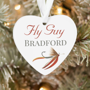 Ornamento Pescadores monogramas pesca isca