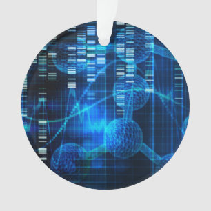 Ornamento Pesquisa da ciência genética como uma arte