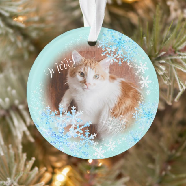 Ornamento Pet Cat Bllue Ornament (Árvore)