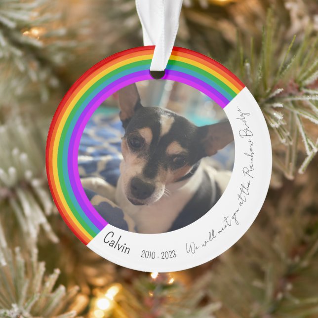 Ornamento Pet Memorial Acrylic Ornament (Árvore)
