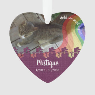 Ornamento Pet Memorial Lembrança Amada Keepsasak