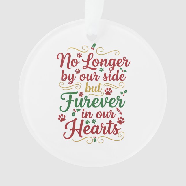 Ornamento Pet Memorial Ornament (Frente)