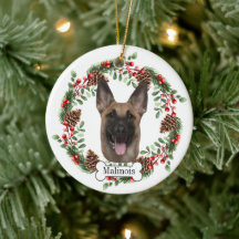 Ornamento Pet Personalizado por Cães Malinois Belg