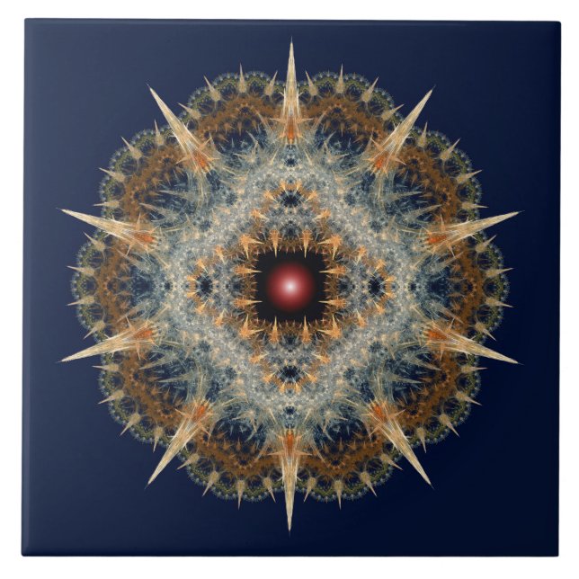 Ornamento picante fractal (Frente)