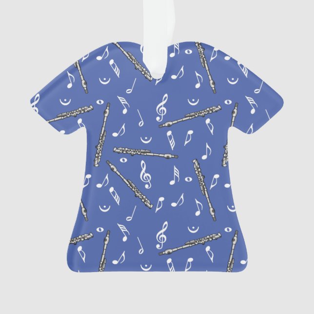 Ornamento Piccolo Music Note Pattern (Frente)