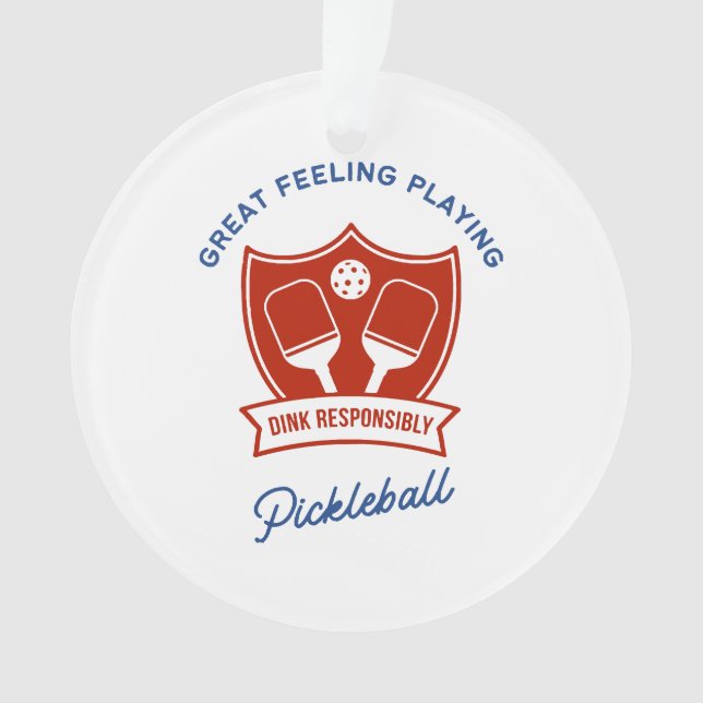 Ornamento Pickleball legal design para vestir (Frente)