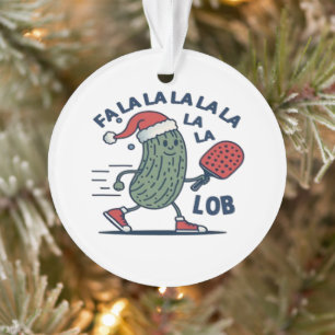 Ornamento Pickleball no Natal