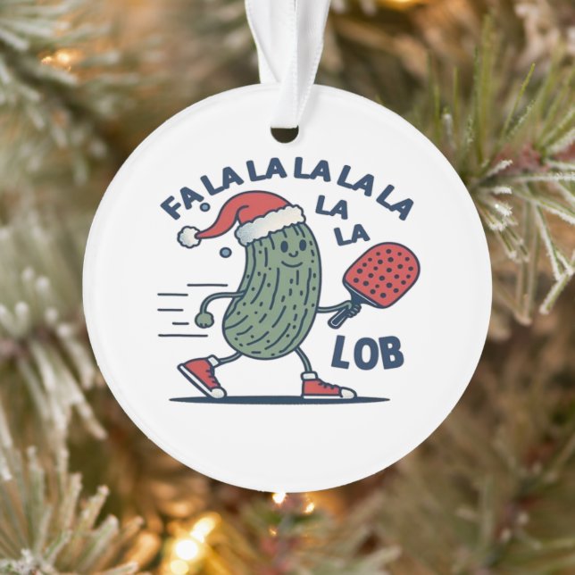 Ornamento Pickleball no Natal (Árvore)