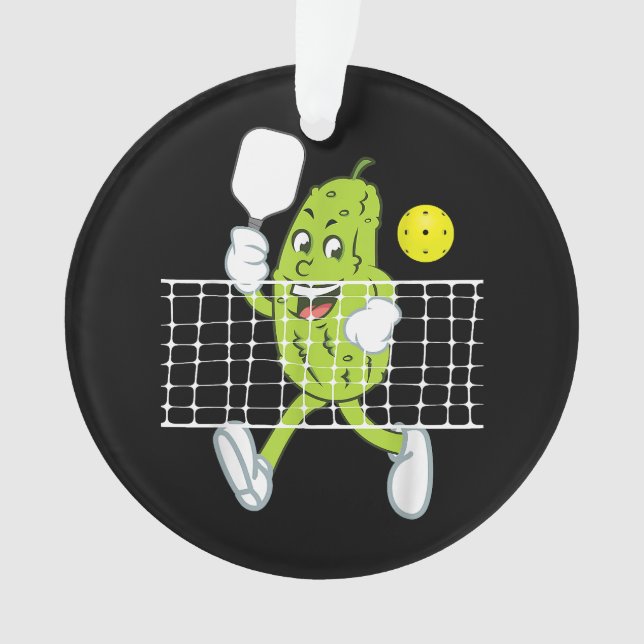 Ornamento Pickleball - Pickleball Engraçado (Frente)