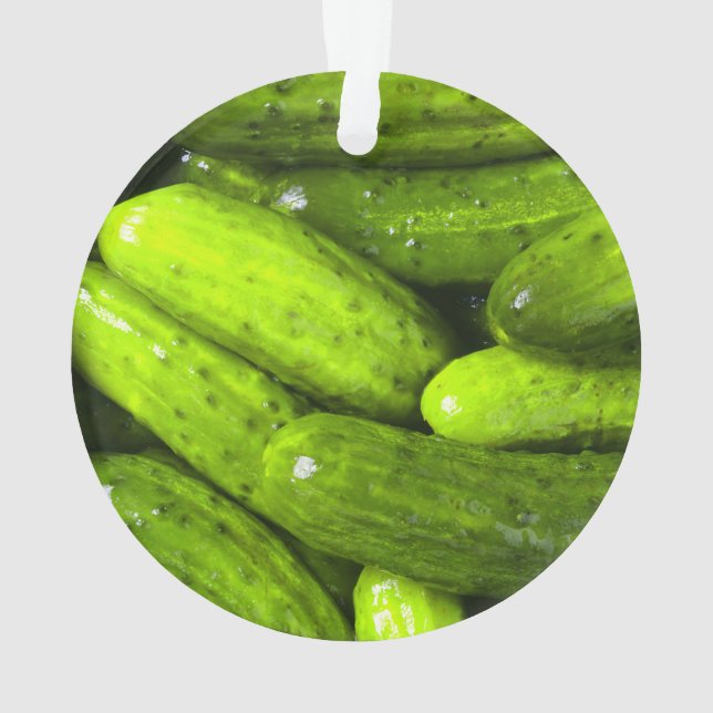 Ornamento Picles Picle Lover Gift Pickle Ball Personalizar (Verso)