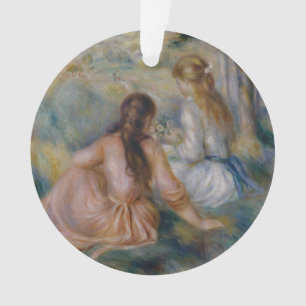 Ornamento Pierre Auguste Renoir no prado