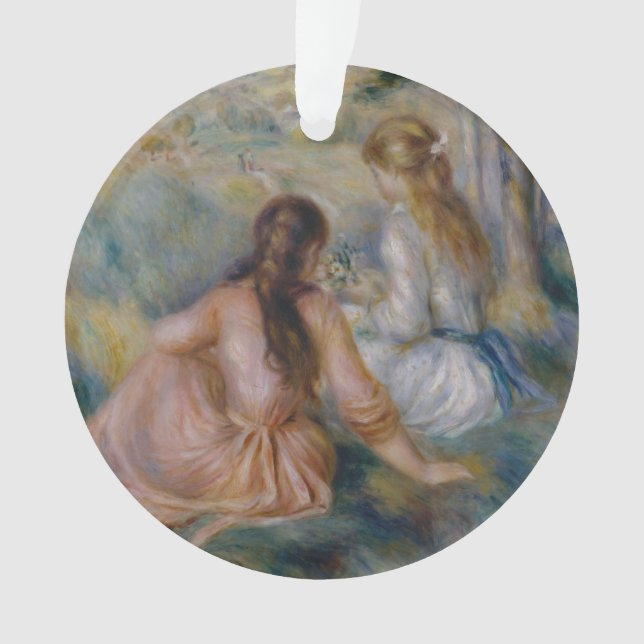 Ornamento Pierre Auguste Renoir | no prado (Frente)