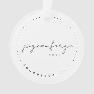 Ornamento Pigeon Forge, Tennessee Viagem US Simple