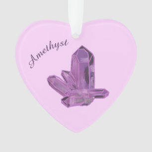 Ornamento Pingente de Cristal de Ametista – Proteção & Calma
